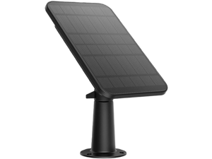 eufy Security Certified eufyCam Solar Panel, Compatible with eufyCam, Continuous Power Supply, 2.6W Solar Panel, IP65 Weatherproof