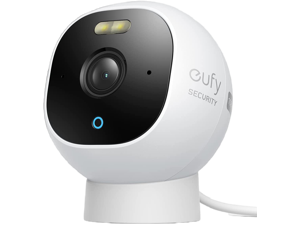 eufy Security Solo OutdoorCam C22, All-in-One Outdoor Security Camera with 1080p Resolution, Spotlight, Color Night Vision, No Monthly Fees, Wired Camera, Security Camera Outdoor, IP67 Weatherproof