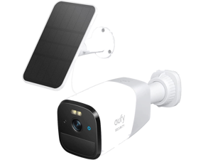 eufy Security 3G/4G LTE Cellular Outdoor Security Camera with Solar Panel, 2K HD, Starlight Night Vision, and Human Detection. No Wi-Fi. Works with AT&T and Verizon. EIOTCLUB SIM Card Included.
