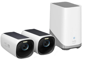 eufy security S330 eufyCam 3 2-Cam Kit, Security Camera Outdoor Wireless, 4K Camera with Solar Panel, Forever Power, Face Recognition AI, Expandable Local Storage up to 16TB, No Monthly Fee eufy security S330 eufyCam 3 2-Cam Kit, Security Camera Outdoor Wireless, 4K Camera with Solar Panel, Forever Power, Face Recognition AI, Expandable Local Storage up to 16TB, No Monthly Fee