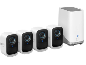 eufy Security eufyCam 3C 4-Cam Kit, Security Camera Outdoor Wireless, 4K Camera, Expandable Local Storage up to 16TB, Face Recognition AI, Spotlight, Color Night Vision, No Monthly Fee eufy Security eufyCam 3C 4-Cam Kit, Security Camera Outdoor Wireless, 4K Camera, Expandable Local Storage up to 16TB, Face Recognition AI, Spotlight, Color Night Vision, No Monthly Fee