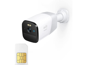 eufy Security 3G/4G LTE Cellular Outdoor Security Camera with 2K HD, Starlight Night Vision ,2-Way Audio, Human Detection.No Wi-Fi. Includes EIOTCLUB SIM Card and Built-in Local Storage