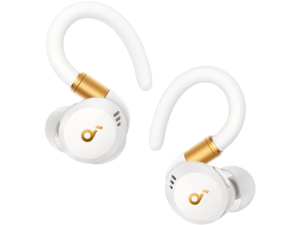 Soundcore Sport X20 by Anker, True-Wireless Workout Earbuds, Rotatable and Extendable Ear Hooks, Noise Cancelling, Deep Bass, IP68 Waterproof, Sweatproof, Dustproof, 48H Play, Sport Earbuds for Gym