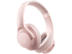 Soundcore by Anker Q20i Hybrid Active Noise Cancelling Headphones, Wireless Over-Ear Bluetooth, 40H Long ANC Playtime, Hi-Res Audio, Big Bass, Customize via an App, Transparency Mode (Pink) Soundcore by Anker Q20i Hybrid Active Noise Cancelling Headphones, Wireless Over-Ear Bluetooth, 40H Long ANC Playtime, Hi-Res Audio, Big Bass, Customize via an App, Transparency Mode (Pink)