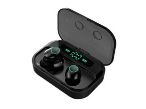 M7 TWS V5.0 Binaural Wireless Stereo Bluetooth Headset with Charging Case and Digital Display (Black) M7 TWS V5.0 Binaural Wireless Stereo Bluetooth Headset with Charging Case and Digital Display (Black)