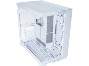 LIAN LI O11 EVO RGB  White Aluminum / Steel / Tempered Glass ATX Mid Tower Computer Case ----O11DERGBW