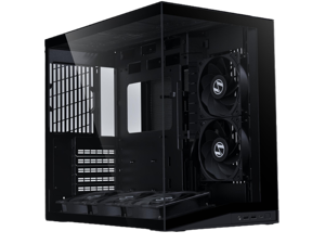 LIAN LI O11D MINI V2 Flow | Compact ATX Mid-Tower Airflow Computer Case | Panoramic View | High-Performance Airflow | Includes 5 x 120mm Reverse Blade Fans | Cable Management | Black (O11DMIV2FX) LIAN LI O11D MINI V2 Flow | Compact ATX Mid-Tower Airflow Computer Case | Panoramic View | High-Performance Airflow | Includes 5 x 120mm Reverse Blade Fans | Cable Management | Black (O11DMIV2FX)