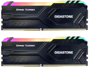 Gigastone GST Game Pro RGB 32GB (2 x 16GB) 288-Pin PC RAM DDR4 3200 (PC4 25600) Memory (Desktop Memory) Model DDR4-3200-16U-2-GST-RGB-GameTurbo-Black Gigastone GST Game Pro RGB 32GB (2 x 16GB) 288-Pin PC RAM DDR4 3200 (PC4 25600) Memory (Desktop Memory) Model DDR4-3200-16U-2-GST-RGB-GameTurbo-Black