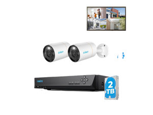 REOLINK 8CH 12MP PoE Security Camera System, 2 Bullets 12MP RLC-1212A with Person/Vehicle Detection and Spotlights,RLN8-410 NVR with 2TB HDD for 24-7 Recording REOLINK 8CH 12MP PoE Security Camera System, 2 Bullets 12MP RLC-1212A with Person/Vehicle Detection and Spotlights,RLN8-410 NVR with 2TB HDD for 24-7 Recording