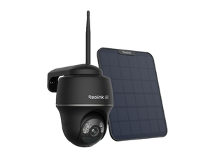 Reolink 4K 8MP Black Battery Camera with 6W Black Solar Panel Wireless Pan & Tilt Standalone with Spotlights Reolink 4K 8MP Black Battery Camera with 6W Black Solar Panel Wireless Pan & Tilt Standalone with Spotlights