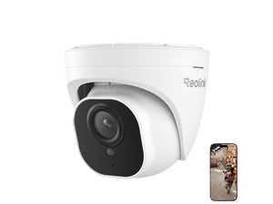 Reolink Security Camera Outdoor, IP PoE Dome Surveillance Camera, Smart Human/Vehicle Detection, Work with Smart Home, 100ft 5MP HD IR Night Vision, Up to 256GB Micro SD Card - RLC-520A Reolink Security Camera Outdoor, IP PoE Dome Surveillance Camera, Smart Human/Vehicle Detection, Work with Smart Home, 100ft 5MP HD IR Night Vision, Up to 256GB Micro SD Card - RLC-520A