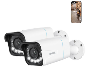 Reolink 4K Security Camera for Outdoor, IP PoE Surveillance Camera with 5X Optical Zoom, Human/Vehicle Detection, Two Way Talk, Color Night Vision, Timelapse, Up to 256GB SD Card, RLC-811A x2 Reolink 4K Security Camera for Outdoor, IP PoE Surveillance Camera with 5X Optical Zoom, Human/Vehicle Detection, Two Way Talk, Color Night Vision, Timelapse, Up to 256GB SD Card, RLC-811A x2