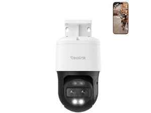 Reolink Trackmix Series 4K 8MP Dual-Lens PTZ Camera with Motion Tracking, Wide-Angle & Telephoto Lenses Reolink Trackmix Series 4K 8MP Dual-Lens PTZ Camera with Motion Tracking, Wide-Angle & Telephoto Lenses