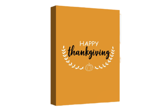 Awkward Styles Thanksgiving Canvas Wall Art Happy Holidays Home Decor Prints