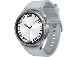 Samsung Galaxy Watch 6 Classic 47mm Stainless-Steel Smartwatch w/ Fitness Tracker, Heart Monitor, BIA Sensor, Bluetooth  Silver