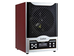 ivation 5-in-1 hepa air purifier & ozone generator w/digital display timer and remote, ionizer & deodorizer 3,700 sq/ft - hepa,