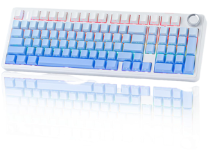 EPOMAKER X Aula F99 PRO Wireless Gaming Keyboard with 8000mAh Battery, Hot Swappable Creamy Keyboard, 2.4GHz/Type-C/BT5.0, NKRO, RGB Backlit for Win/Mac/Gaming (Blue Gradient) EPOMAKER X Aula F99 PRO Wireless Gaming Keyboard with 8000mAh Battery, Hot Swappable Creamy Keyboard, 2.4GHz/Type-C/BT5.0, NKRO, RGB Backlit for Win/Mac/Gaming (Blue Gradient)