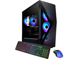 iBUYPOWER Slate 8 MESH Gaming PC Desktop - AMD Ryzen 7 9700X - AMD Radeon RX 7800 XT 16GB - 32GB DDR5 Non-RGB - 1TB NVMe SSD - SMA7R78XT02