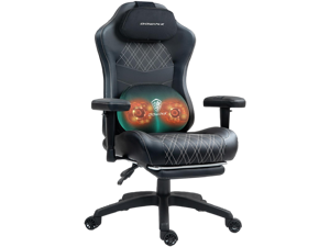 Dowinx Gaming Chair with Heated Massage Lumbar ...
