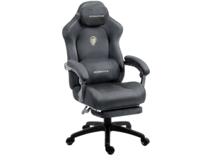 Dowinx Gaming Chair Big and Tall, Suede Fabric Game Chair with Pocket Spring Cushion, High Back Ergonomic Office Chair with Footrest for Adults 440LBS, Grey Dowinx Gaming Chair Big and Tall, Suede Fabric Game Chair with Pocket Spring Cushion, High Back Ergonomic Office Chair with Footrest for Adults 440LBS, Grey