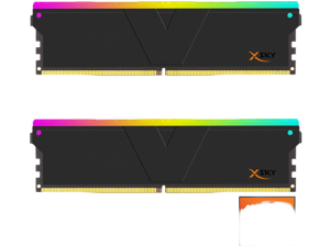 V-COLOR Manta XSky DDR5 32GB (2x16GB) 6000MHz CL30 1.25V SK Hynix IC RGB Gaming Desktop Memory Module Black, for AMD EXPO TMXSAL1660830KWK