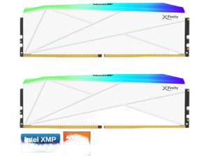 V-COLOR Manta XFinity RGB DDR5 32GB (16GBx2) 6000MHz XMP 3.0 & AMD EXPO CL30 1.35V RGB Gaming Desktop Upgrade RAM U-DIMM Memory Module SK Hynix IC - WHITE (TMXFL1660830WWK) V-COLOR Manta XFinity RGB DDR5 32GB (16GBx2) 6000MHz XMP 3.0 & AMD EXPO CL30 1.35V RGB Gaming Desktop Upgrade RAM U-DIMM Memory Module SK Hynix IC - WHITE (TMXFL1660830WWK)