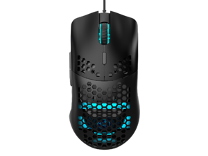 TROPRO Programmable RGB Gaming Mouse, 6 DPI (1000/1600/2400/3200/4800/6400) 96g Ultra Lightweight Honeycomb Optical LED Wired Mouse with Programmable 6 Keys RGB Marquee Effect Light