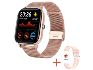 H10 1.69 inch Screen Bluetooth Call Smart Watch, Support Heart Rate/Blood Pressure/Sleep Monitoring, Color: Gold Net+Silicone Gold Net+Silicone H10 1.69 inch Screen Bluetooth Call Smart Watch, Support Heart Rate/Blood Pressure/Sleep Monitoring, Color: Gold Net+Silicone Gold Net+Silicone