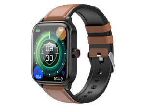Et540 Bluetooth Calling Smart Watch Ecg Heart Rate Blood Pressure Women Health Multi-Sports Watch (Brown Leather) Et540 Bluetooth Calling Smart Watch Ecg Heart Rate Blood Pressure Women Health Multi-Sports Watch (Brown Leather)
