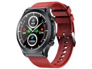 Tk21p Ecg Smart Watch Heart Rate Blood Oxygen Body Temperature Sleep Monitoring Multi-Sport Smart Watch (Red) Tk21p Ecg Smart Watch Heart Rate Blood Oxygen Body Temperature Sleep Monitoring Multi-Sport Smart Watch (Red)