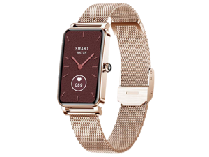 Zx19 Female Smart Watch Heart Rate Blood Pressure Blood Oxygen Monitoring Physiological Period Reminder Multi-Exercise Mode Bracelet (Gold) Zx19 Female Smart Watch Heart Rate Blood Pressure Blood Oxygen Monitoring Physiological Period Reminder Multi-Exercise Mode Bracelet (Gold)