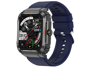 Et550 Bluetooth Calling Smart Watch Outdoor Three-Proof Sports Ecg Blood Glucose Heart Rate Body Temperature Monitoring (Blue) Black Et550 Bluetooth Calling Smart Watch Outdoor Three-Proof Sports Ecg Blood Glucose Heart Rate Body Temperature Monitoring (Blue) Black