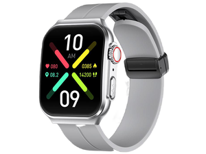 Nx15 Ecg Ecg Bluetooth Call Smart Watch 1.96 Inch Heart Rate Blood Pressure Multi-Sport Smart Watch (Silver) Nx15 Ecg Ecg Bluetooth Call Smart Watch 1.96 Inch Heart Rate Blood Pressure Multi-Sport Smart Watch (Silver)