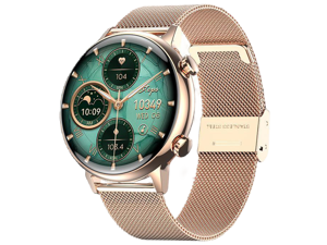Amoledhk39 Bluetooth Call Smart Watch Bluetooth Call Music Blood Pressure Blood Oxygen Multi Sports Watch (Gold Steel) Amoledhk39 Bluetooth Call Smart Watch Bluetooth Call Music Blood Pressure Blood Oxygen Multi Sports Watch (Gold Steel)