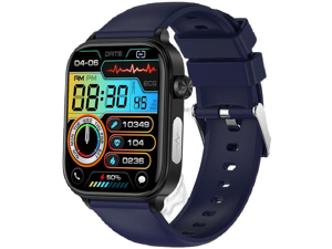 2024Et570 Bluetooth Call Smart Watch Ecg Ecg Body Temperature Heart Rate Blood Pressure Multi-Sport Smart (Blue) Black 2024Et570 Bluetooth Call Smart Watch Ecg Ecg Body Temperature Heart Rate Blood Pressure Multi-Sport Smart (Blue) Black