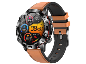 2024Et482 Bluetooth Call Ecg Non-Invasive Blood Glucose Smart Watch Multi-Sport Smart Watch (Brown Leather) 2024Et482 Bluetooth Call Ecg Non-Invasive Blood Glucose Smart Watch Multi-Sport Smart Watch (Brown Leather)