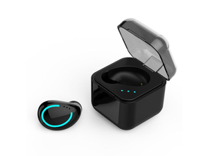 M-B8 Bluetooth 5.0 Mini Invisible In-ear Stereo Wireless Bluetooth Earphone with Charging Box (Black) M-B8 Bluetooth 5.0 Mini Invisible In-ear Stereo Wireless Bluetooth Earphone with Charging Box (Black)