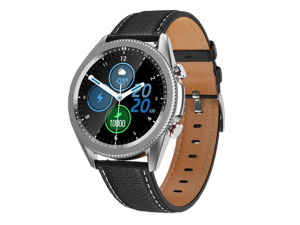 M98 1.28 inch IPS Color Screen IP67 Waterproof Smart Watch, Support Sleep Monitor / Heart Rate Monitor / Bluetooth Call, Style:Leather Strap Leather Strap(Silver) (Silver) M98 1.28 inch IPS Color Screen IP67 Waterproof Smart Watch, Support Sleep Monitor / Heart Rate Monitor / Bluetooth Call, Style:Leather Strap Leather Strap(Silver) (Silver)