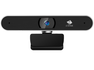 Z-EDGE ZW511 Full HD 1080P Webcam Auto Focus Web Camera for PC/Desktop/Laptop, Built-in Dual Stereo Microphone, Plug & Play, Compatible with Windows/Android/MAC OS