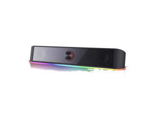 Redragon GS560 Adiemus RGB Desktop Soundbar, 2.0 Channel Computer Speaker with Dynamic Lighting Bar Audio-Light Sync/Display, Touch-Control Backlit with Volume Knob, USB Powered w/ 3.5mm Cable