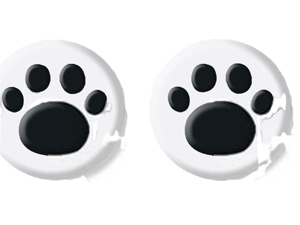 Transparent Cute Cat Paw Thumb Stick Grip High Cap Joystick Cover For Switch NS Lite Joy-Con Controller Thumbstick Case(H)