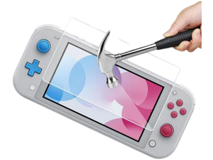 2pcs Tempered glass Clear Full Protective Film Surface Guard for Switch Lite NS Mini Console Screen Protector Cover