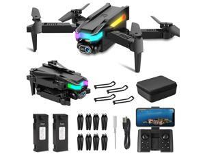 Mini FPV Drone for Beginners, 1080P Front & Bottom Dual Camera, 2.4G WiFi APP Control, Headless Mode, 360° Roll Stunt, Gesture Photography, 2 Rechargeable Batteries, Portable Storage Bag Mini FPV Drone for Beginners, 1080P Front & Bottom Dual Camera, 2.4G WiFi APP Control, Headless Mode, 360° Roll Stunt, Gesture Photography, 2 Rechargeable Batteries, Portable Storage Bag