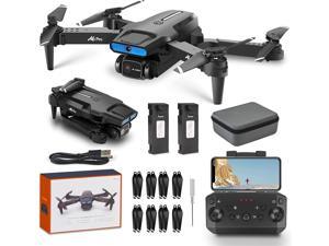 Foldable RC Drone with 1080P HDR Dual Camera, RGB LED Lights, Detachable Protective Frame, 2 Modular Batteries, One Key Takeoff Return, Gesture Control Mini Quadcopter with Carry Case for Beginners Foldable RC Drone with 1080P HDR Dual Camera, RGB LED Lights, Detachable Protective Frame, 2 Modular Batteries, One Key Takeoff Return, Gesture Control Mini Quadcopter with Carry Case for Beginners