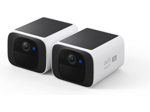 eufy Security S220 SoloCam, Solar Security Camera, Wireless Outdoor Camera, Continuous Power, 2K Resolution, Wireless, 2.4 GHz Wi-Fi, No Monthly Fee, HomeBase 3 Compatible 2 Packs eufy Security S220 SoloCam, Solar Security Camera, Wireless Outdoor Camera, Continuous Power, 2K Resolution, Wireless, 2.4 GHz Wi-Fi, No Monthly Fee, HomeBase 3 Compatible 2 Packs