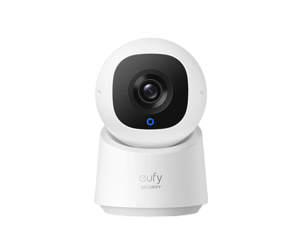 eufy Security Indoor Cam C210, Home Security Camera, 1080p Resolution 360° PTZ, Plug-in Security Indoor Camera with 2.4G Wi-Fi, Human/Motion AI, Night Vision, AI Tracking, HomeBase 3 Compatible