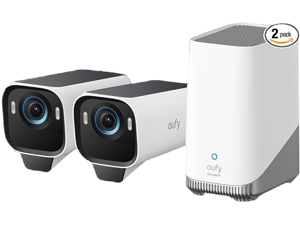 eufy Security eufyCam S3 Pro 2-Cam Kit, Solar Camera Outdoor Wireless, MaxColor Night Vision, 4K Security Camera with Solar Panel, Face Recognition AI, Expandable Local Storage, No Monthly Fee eufy Security eufyCam S3 Pro 2-Cam Kit, Solar Camera Outdoor Wireless, MaxColor Night Vision, 4K Security Camera with Solar Panel, Face Recognition AI, Expandable Local Storage, No Monthly Fee