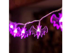 Halloween String Lights 10Ft 20 LEDs Battery Operated Outdoor Decorations Bat Lights for Halloween Party Decor Halloween String Lights 10Ft 20 LEDs Battery Operated Outdoor Decorations Bat Lights for Halloween Party Decor