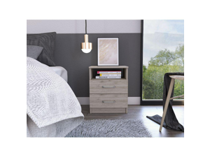 Oklahoma Nightstand, Two Drawers, One Shelf