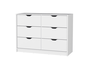 Dillon 4 Drawers Dresser, Chest of Drawers with 2 Cabinets